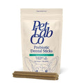 PuppyLuv Dog Dental Chew Sticks Cleans Teeth Freshens Breath Natural Mint 30 Pack Small Medium Large