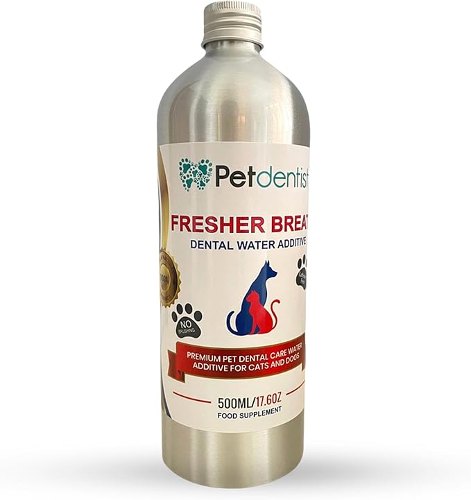 Dog Dental Water Additive - Plaque and Tartar Control Fresh  - PuppyLuv Pet Store