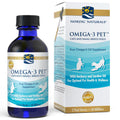 PuppyLuv Omega 3 Fish Oil Dogs Liquid Supplement Skin Coat Health Wild-Caught 8oz 16oz Pump
