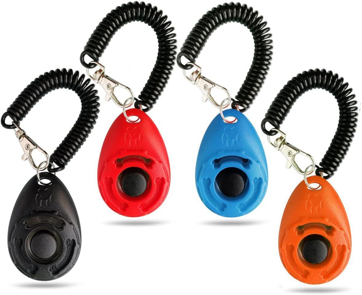 PuppyLuv Dog Training Clicker Wrist Strap Professional Obedience Training Tool 1 Pack 3 Pack