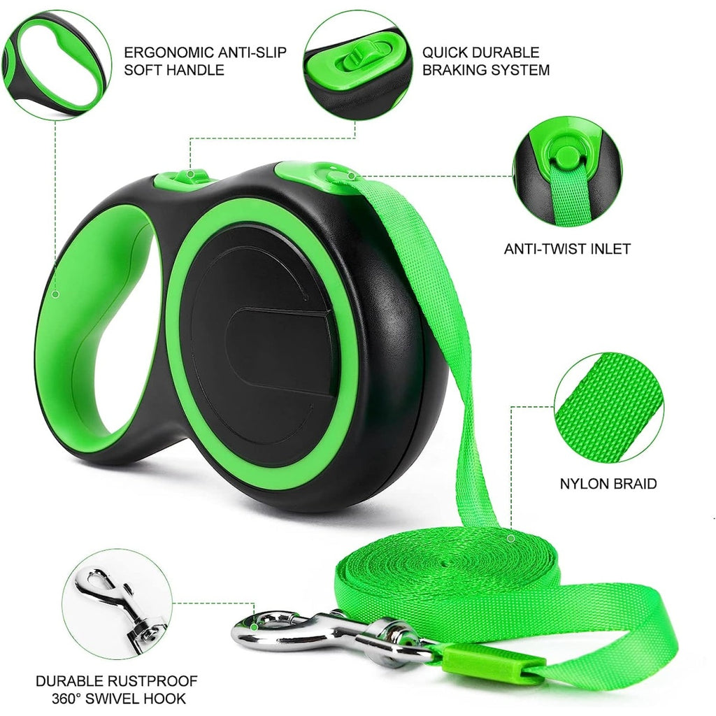 Retractable Dog Leash 16ft Heavy Duty