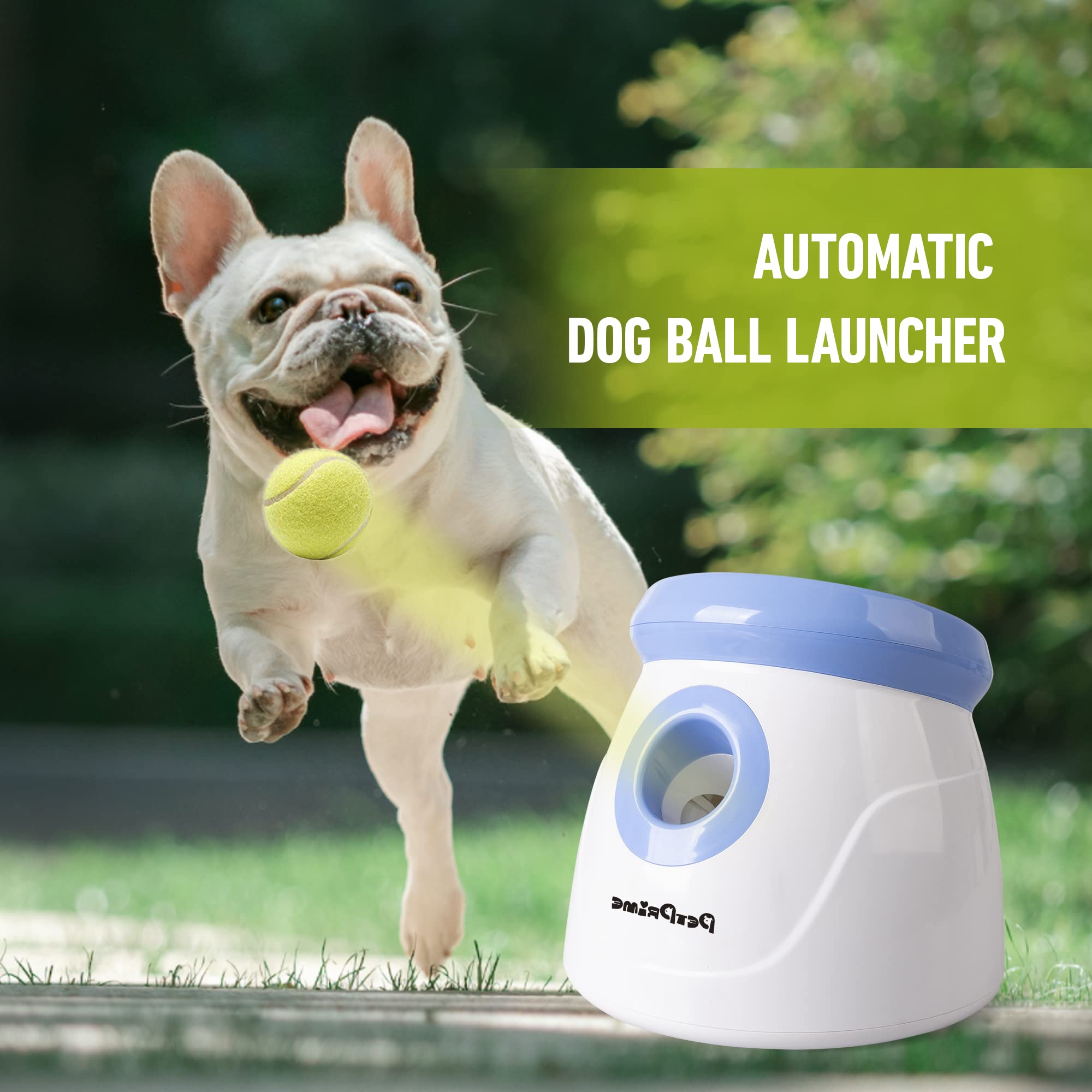 PuppyLuv Automatic Dog Ball Launcher Interactive Fetch Machi - PuppyLuv Pet Store