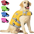 Dog Life Jacket - High Flotation Swimming Vest with Rescue H - PuppyLuv Pet Store