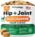 PuppyLuv Dog Hip Joint Supplement Chews Glucosamine Chondroitin MSM Turmeric 120 Count Bacon Flavor