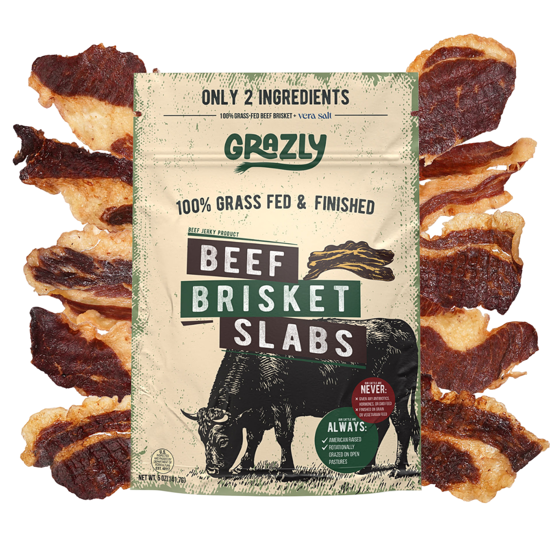 Beef Brisket Slabs - 100% Grass-Fed & Finished - PuppyLuv Pet Store