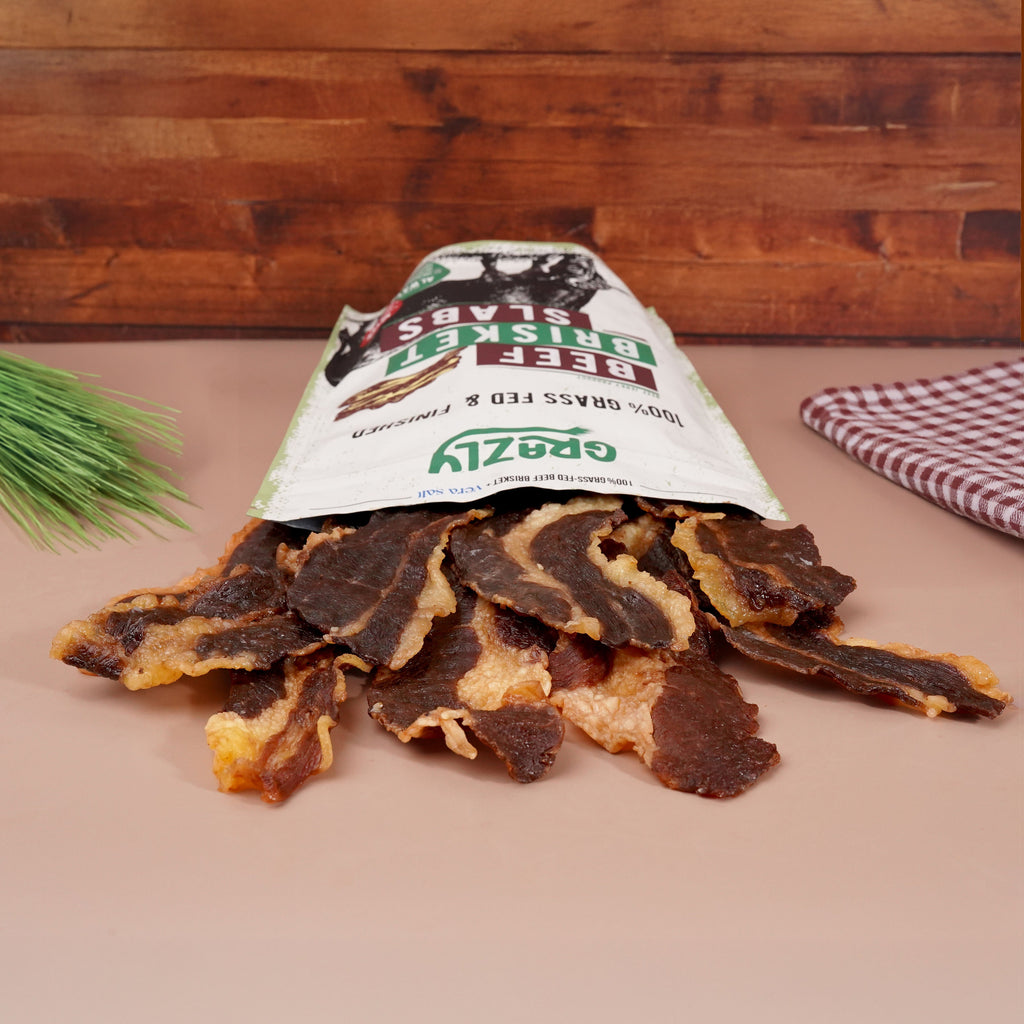 Beef Brisket Slabs - 100% Grass-Fed & Finished - PuppyLuv Pet Store