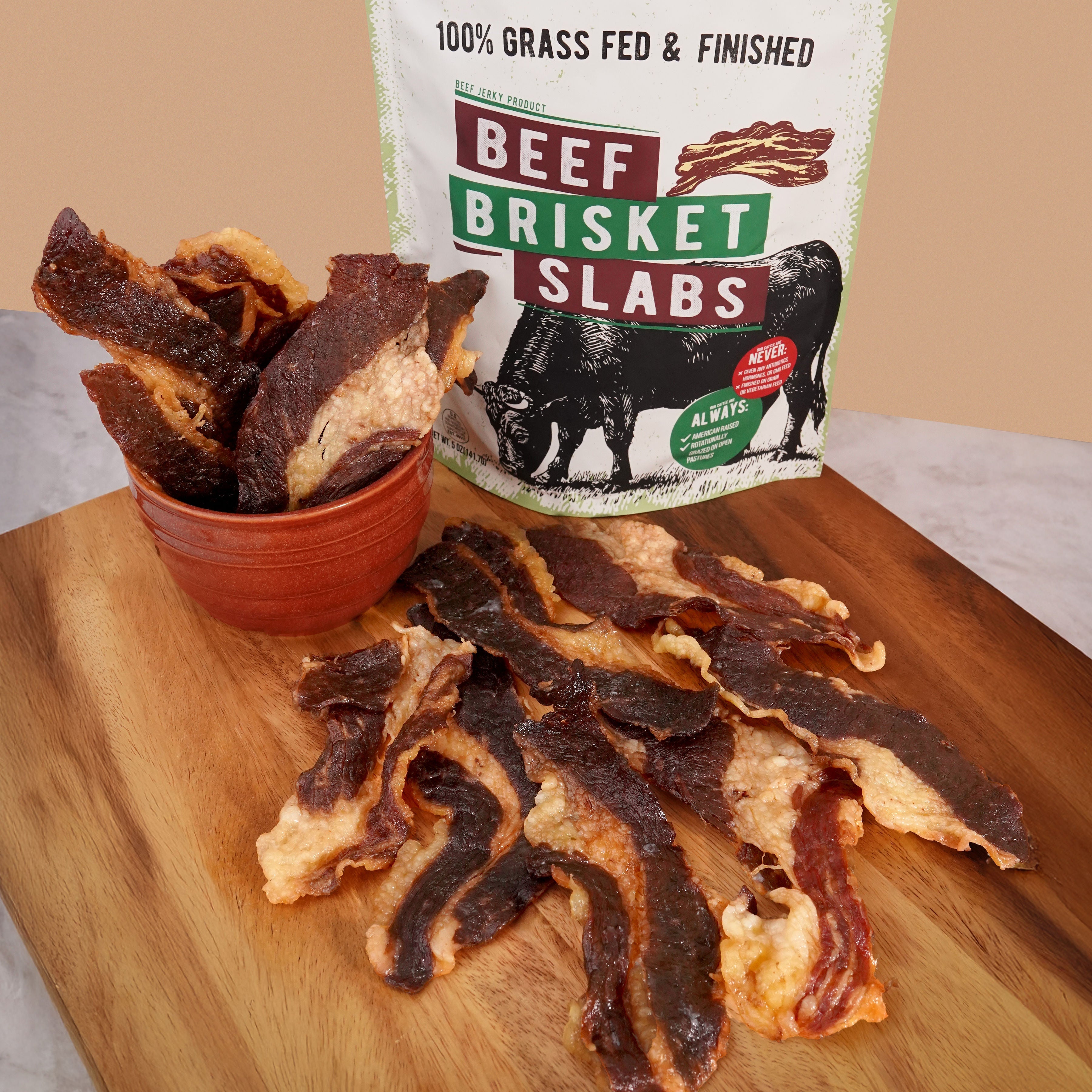 Beef Brisket Slabs - 100% Grass-Fed & Finished - PuppyLuv Pet Store