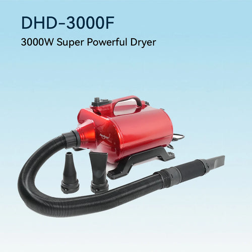 DHD-3000F 3000W High Velocity Professional Pet Grooming Hair - PuppyLuv Pet Store