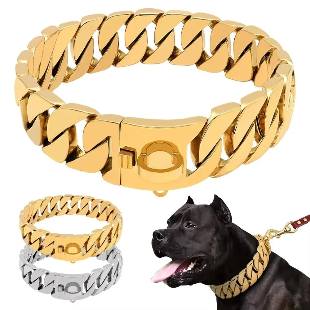 Heavy-Duty Solid Personalized Pet Leash and Collar Set with  - PuppyLuv Pet Store