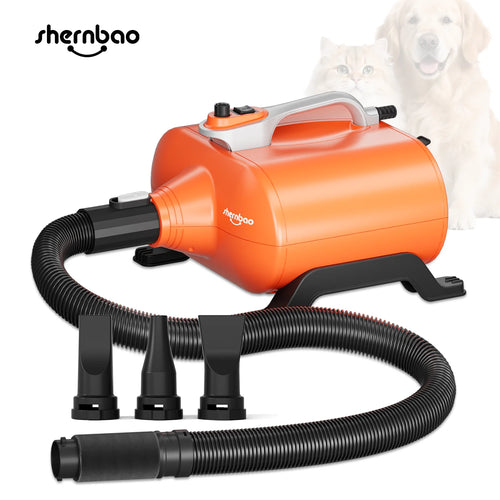 DHD-3000F 3000W High Velocity Professional Pet Grooming Hair - PuppyLuv Pet Store