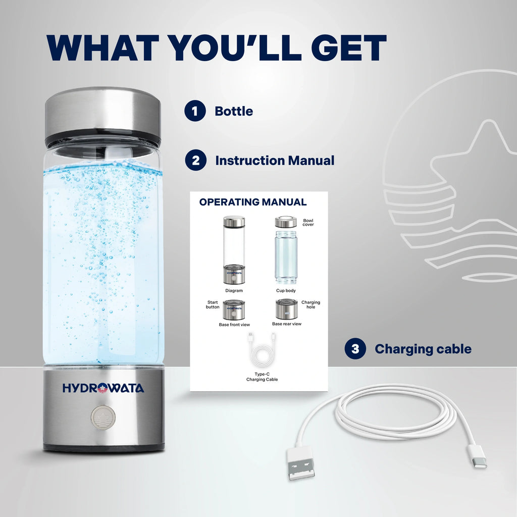 PuppyLuv HydroWata Hydrogen Water Bottle Premium Hydration Technology