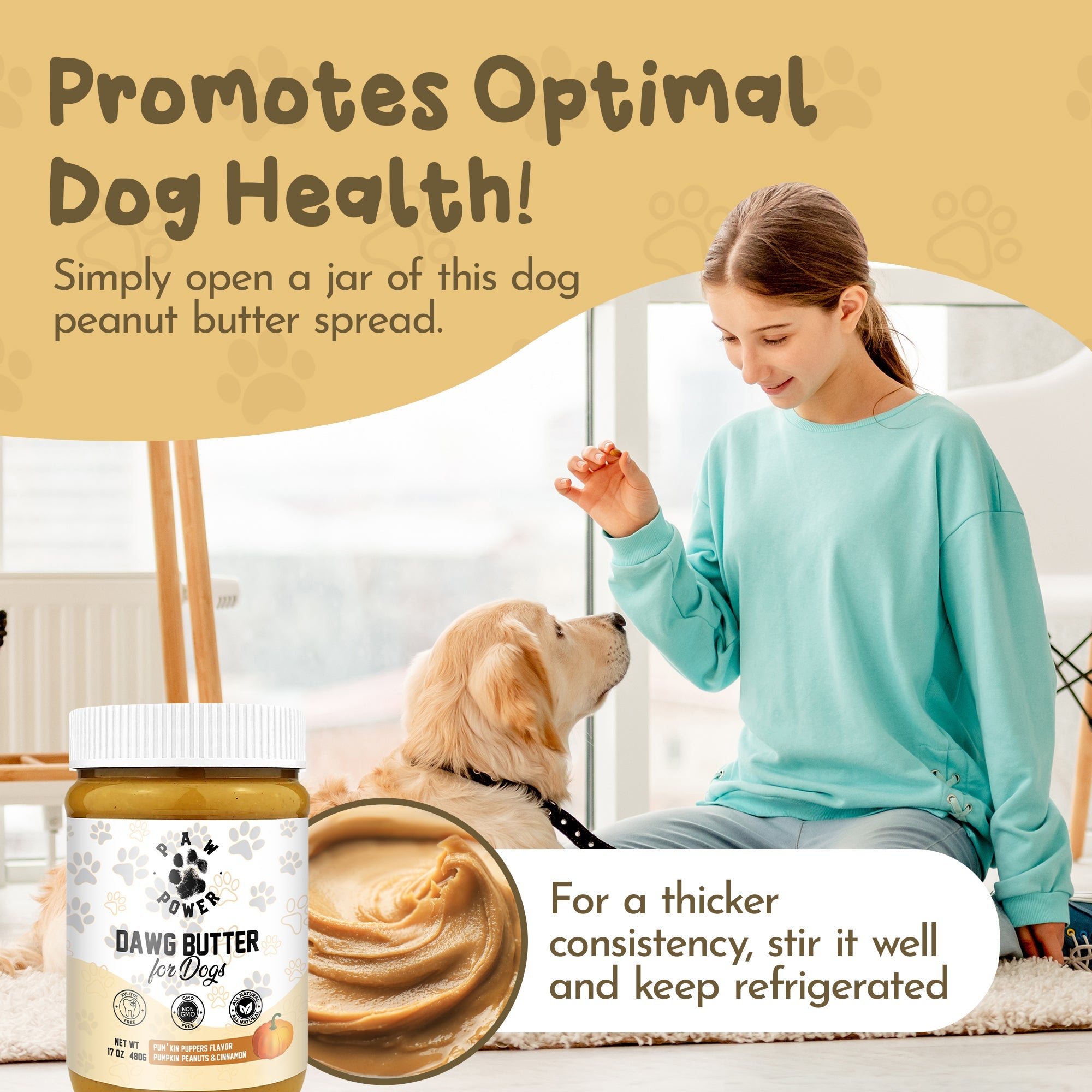 Dawg Butter Pum'kin Puppers Flavor - PuppyLuv Pet Store