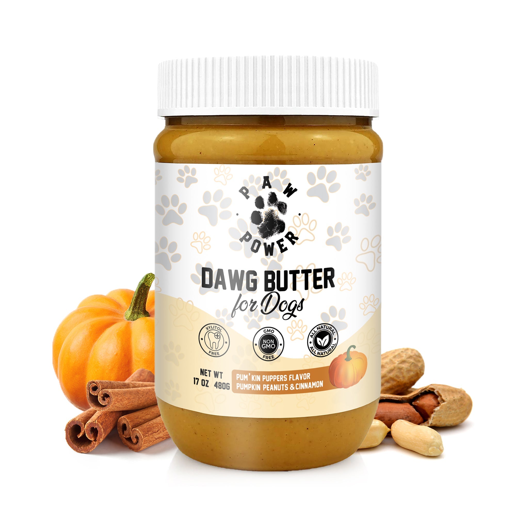 Dawg Butter Pum'kin Puppers Flavor - PuppyLuv Pet Store