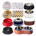 Stainless Steel Dog Bowl Set with Non-Slip Base