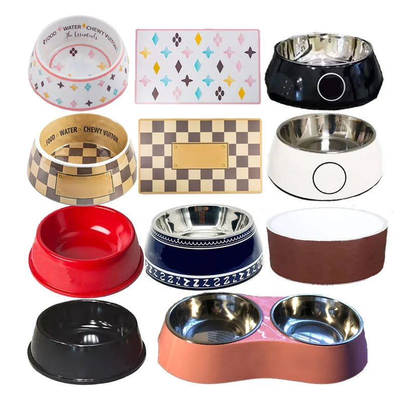 Elevated Cat Food Bowl Stand Ceramic