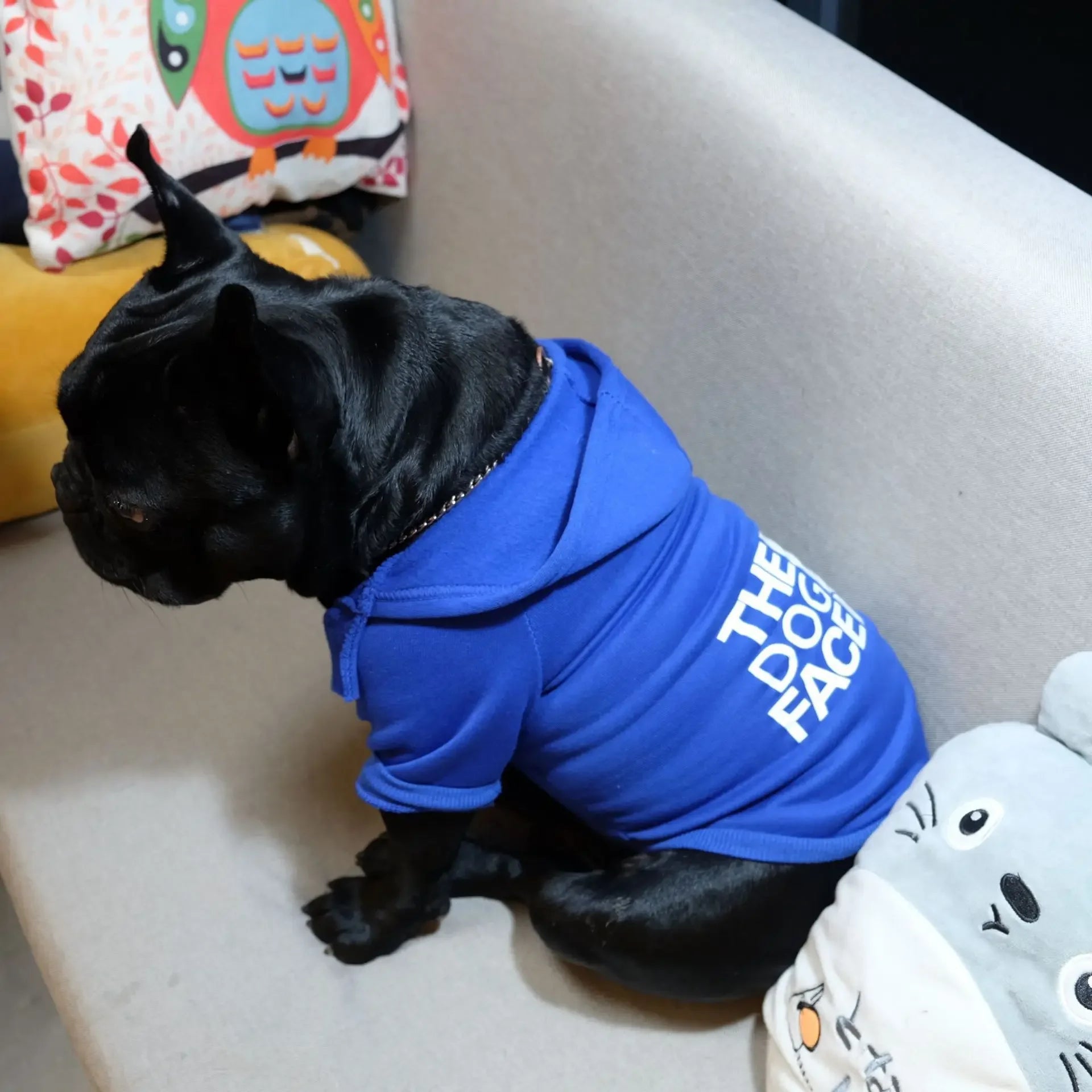 PuppyLuv Dog Hoodie Autumn Winter Large Dog Clothes French Bulldog Labrador Jacket XS-9XL