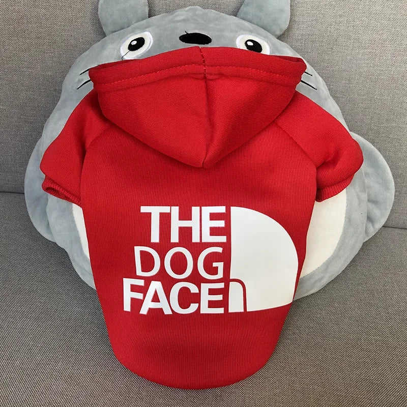 PuppyLuv Dog Hoodie Autumn Winter Large Dog Clothes French Bulldog Labrador Jacket XS-9XL
