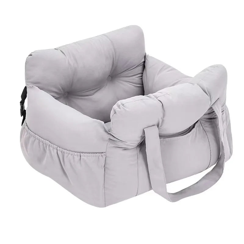 PuppyLuv Dog Car Seat Safety Belt Non-Slip Pet Car Bed Small Dogs Washable Travel Carrier Straps