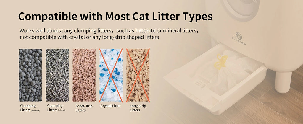 PuppyLuv F6 Self-Cleaning Litter Box Open-Top Automatic Odor Control Safety Features Easy Maintenance