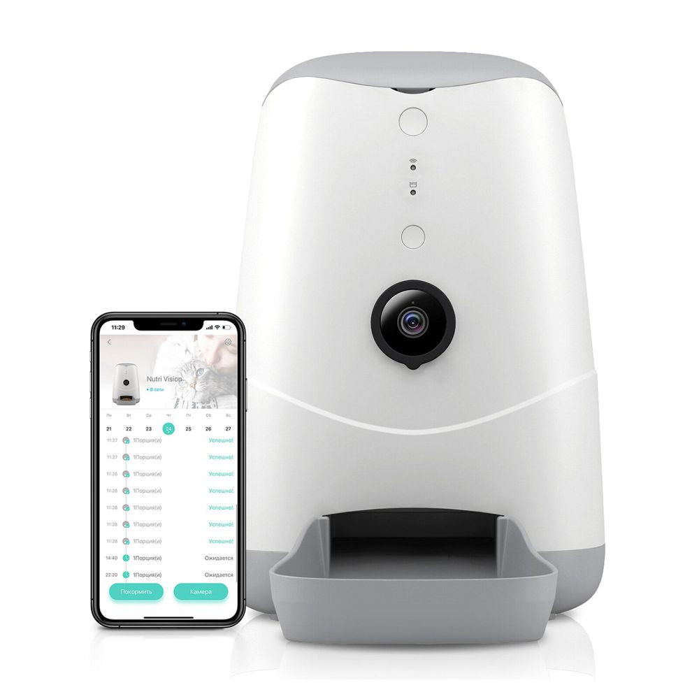 PuppyLuv Pet Camera Treat Dispenser 1080P WiFi Two-Way Audio Night Vision Motion Alerts Alexa