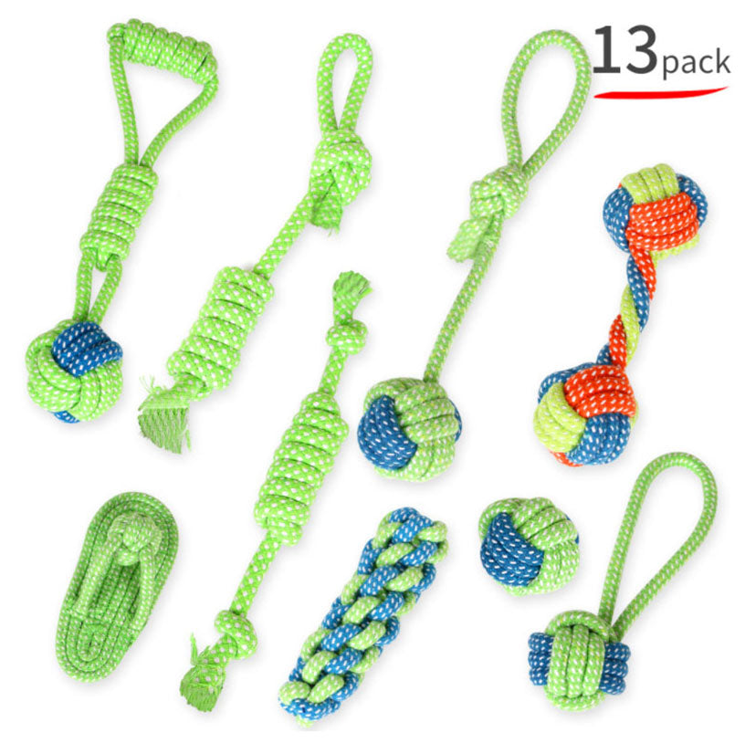Dog Dental Chew Toys Teeth Cleaning Rope