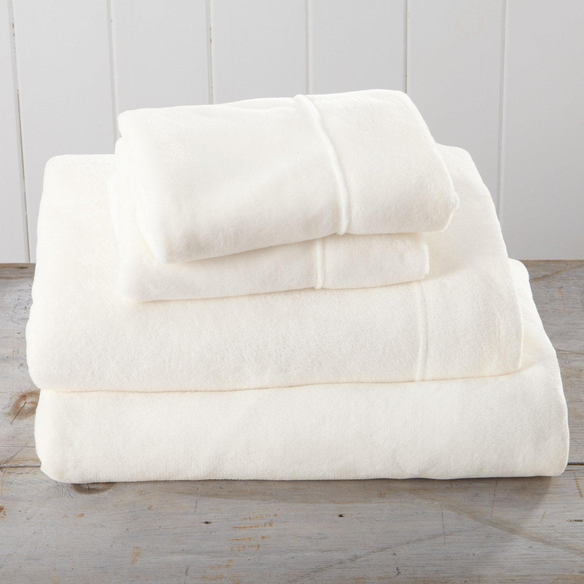 PuppyLuv Solid Plush Sheet Velvet Luxe Collection Twin Full Queen King California King Multiple Colors
