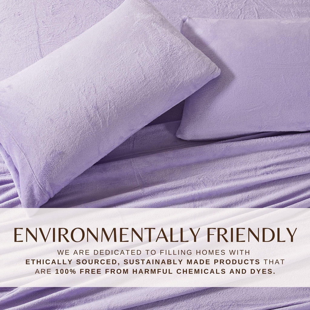 PuppyLuv Solid Plush Sheet Velvet Luxe Collection Twin Full Queen King California King Multiple Colors