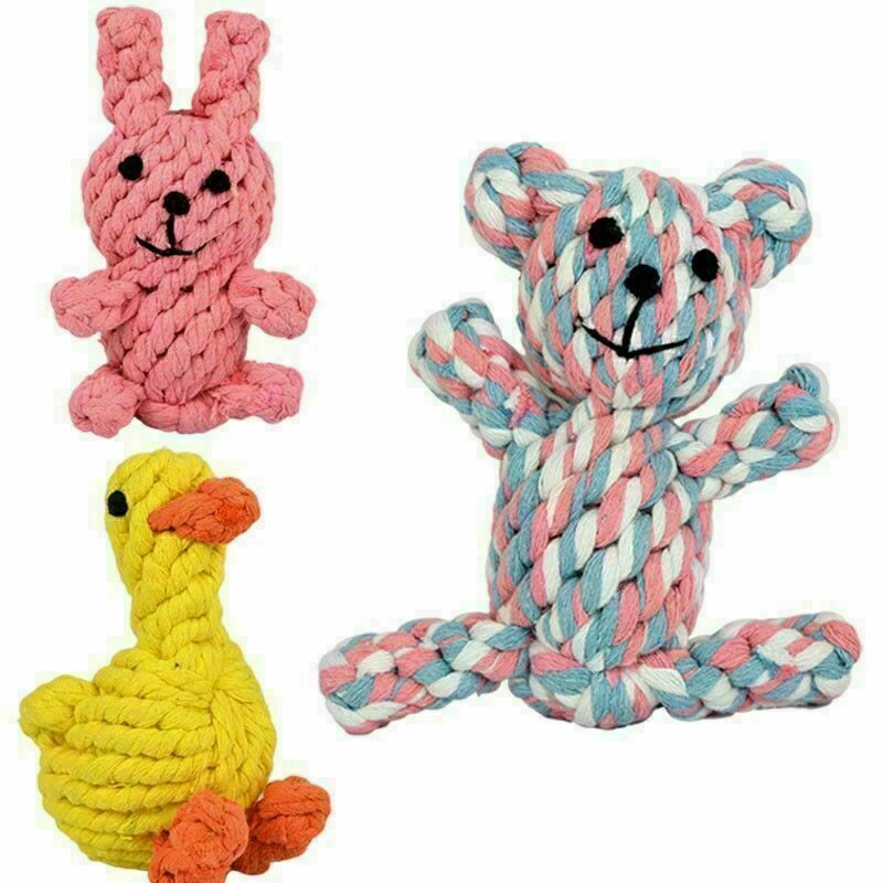 Dog Dental Chew Toys Teeth Cleaning Rope